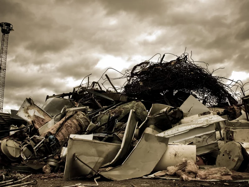 небо, металлолом, dump