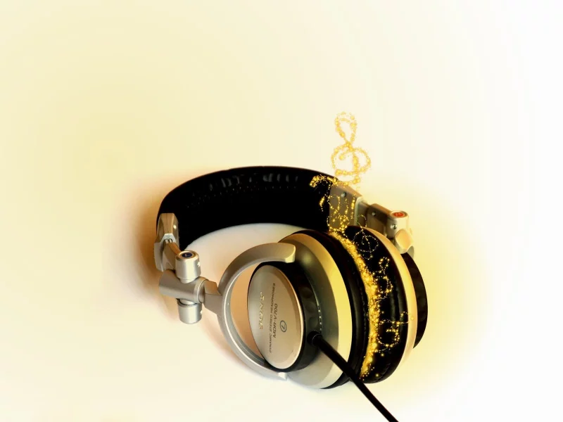 fire, headphone, music