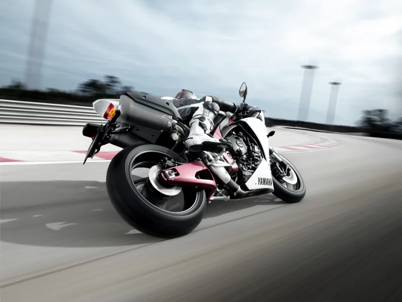 мотоцикл, yamaha, r1, обои, едет, гонщик, wallpaper, байк, ямаха, трасса, скорость