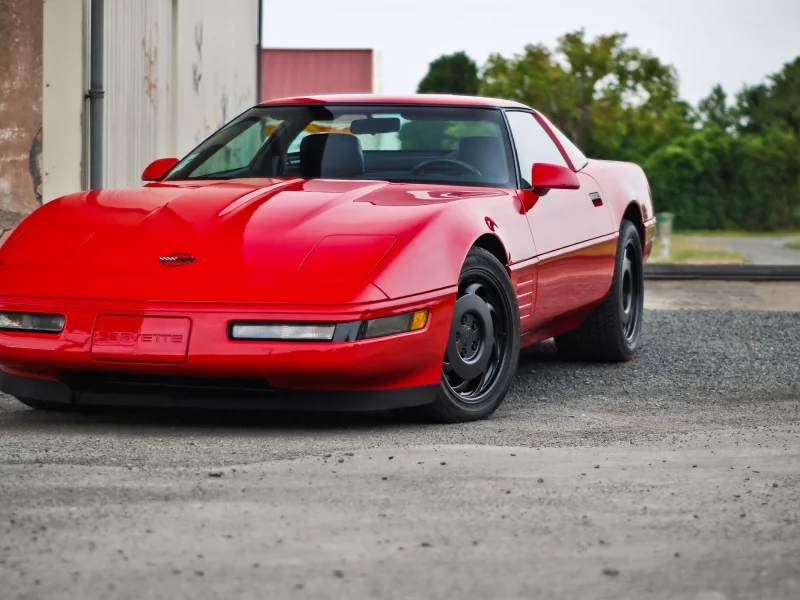 шевроле, красный, corvette, zr 1, chevrolet, корвет