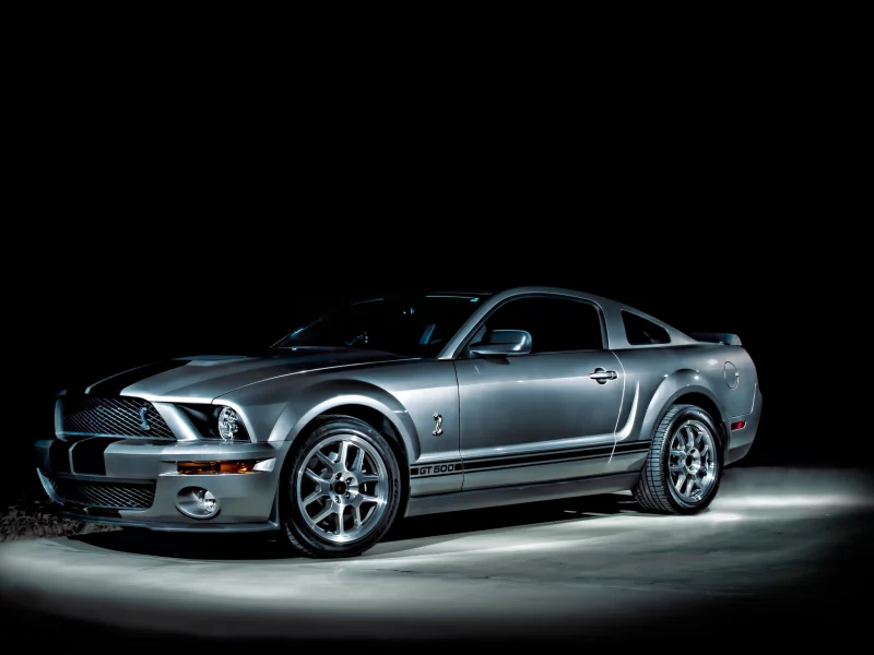 ночь, ford, mustanggt