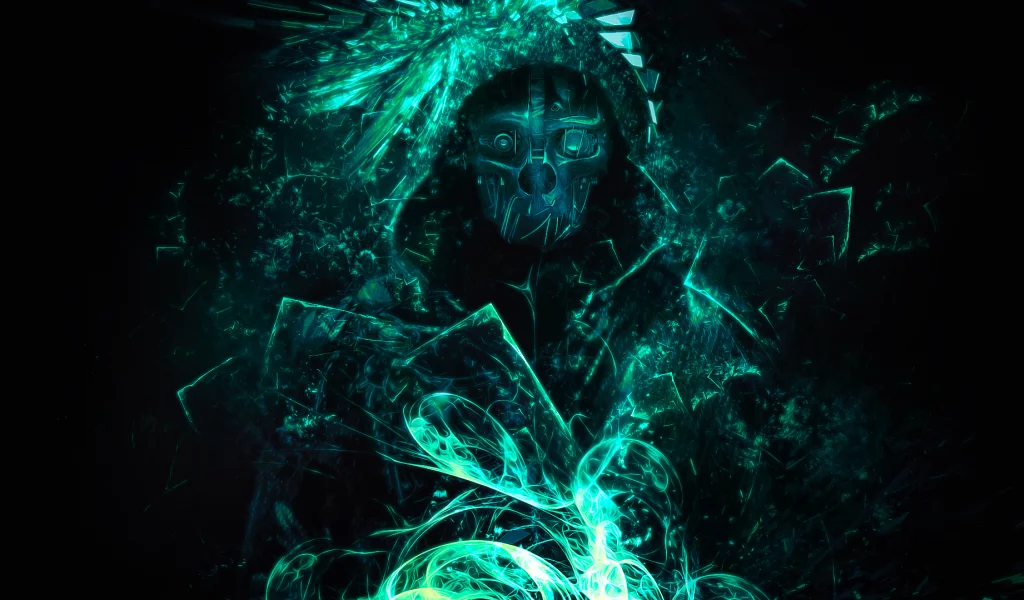 абстракции, видеоигра, dishonored, маска