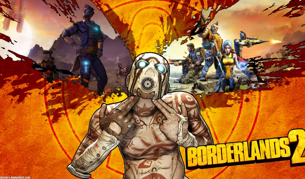 выстрел, жест, borderlands 2, hyperion, the psycho