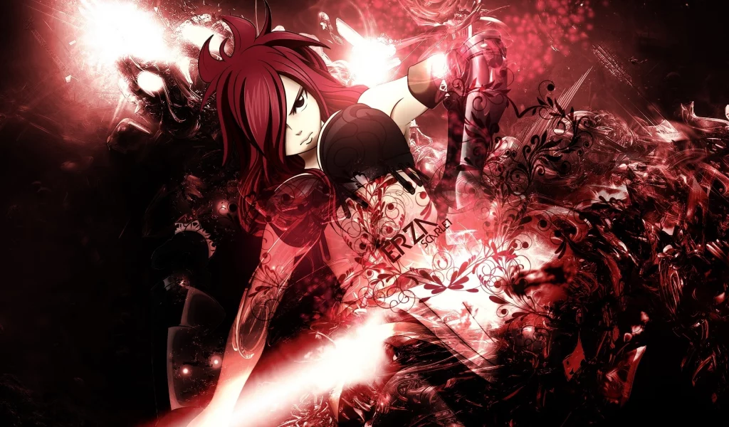 девушка, fairy tail, erza scarlet
