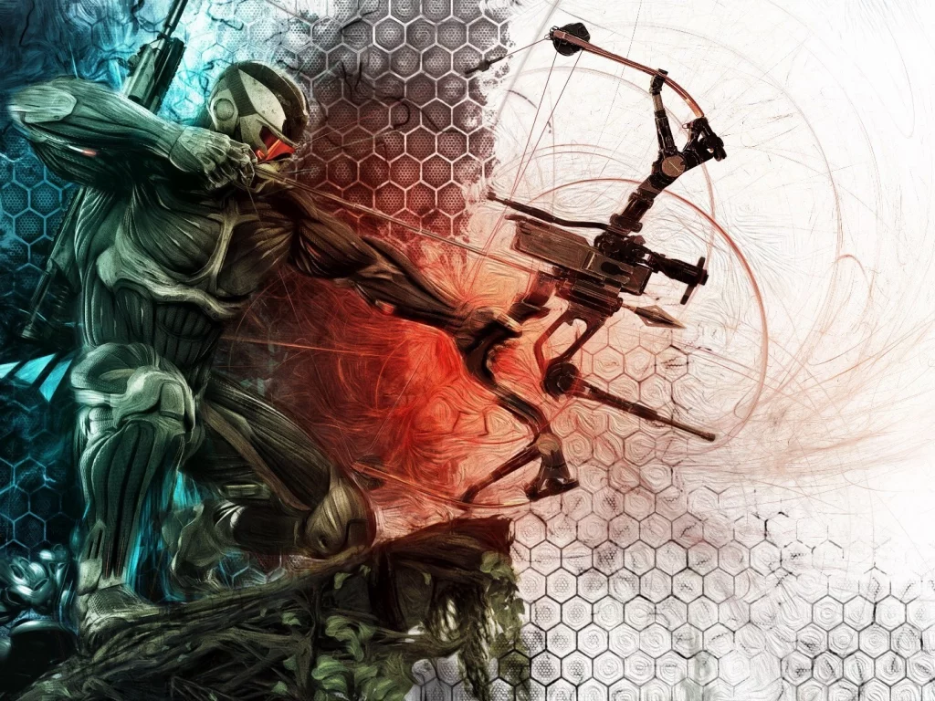 crysis 3, crytek, лук, стрела, пророк, нанокостюм