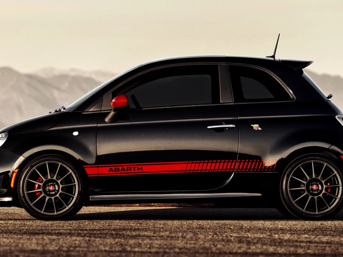 abarth, beautiful, 500, car, wallpapers, fiat, black, desktop, automobile, us-spec