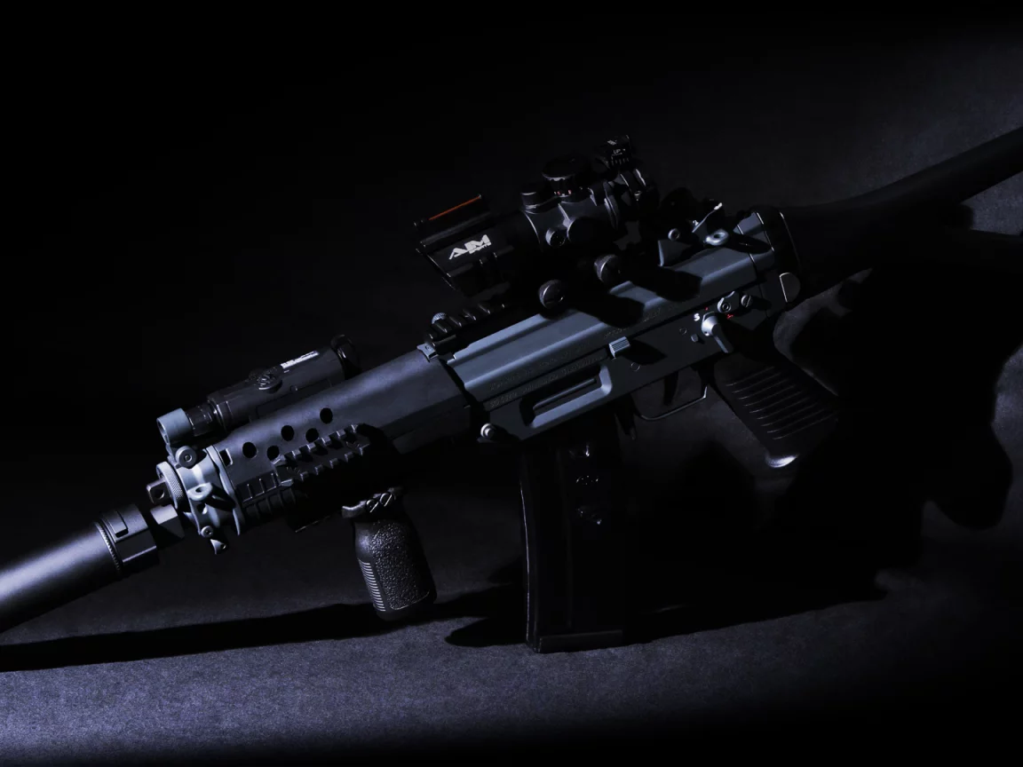 полумрак, автомат, sig 552