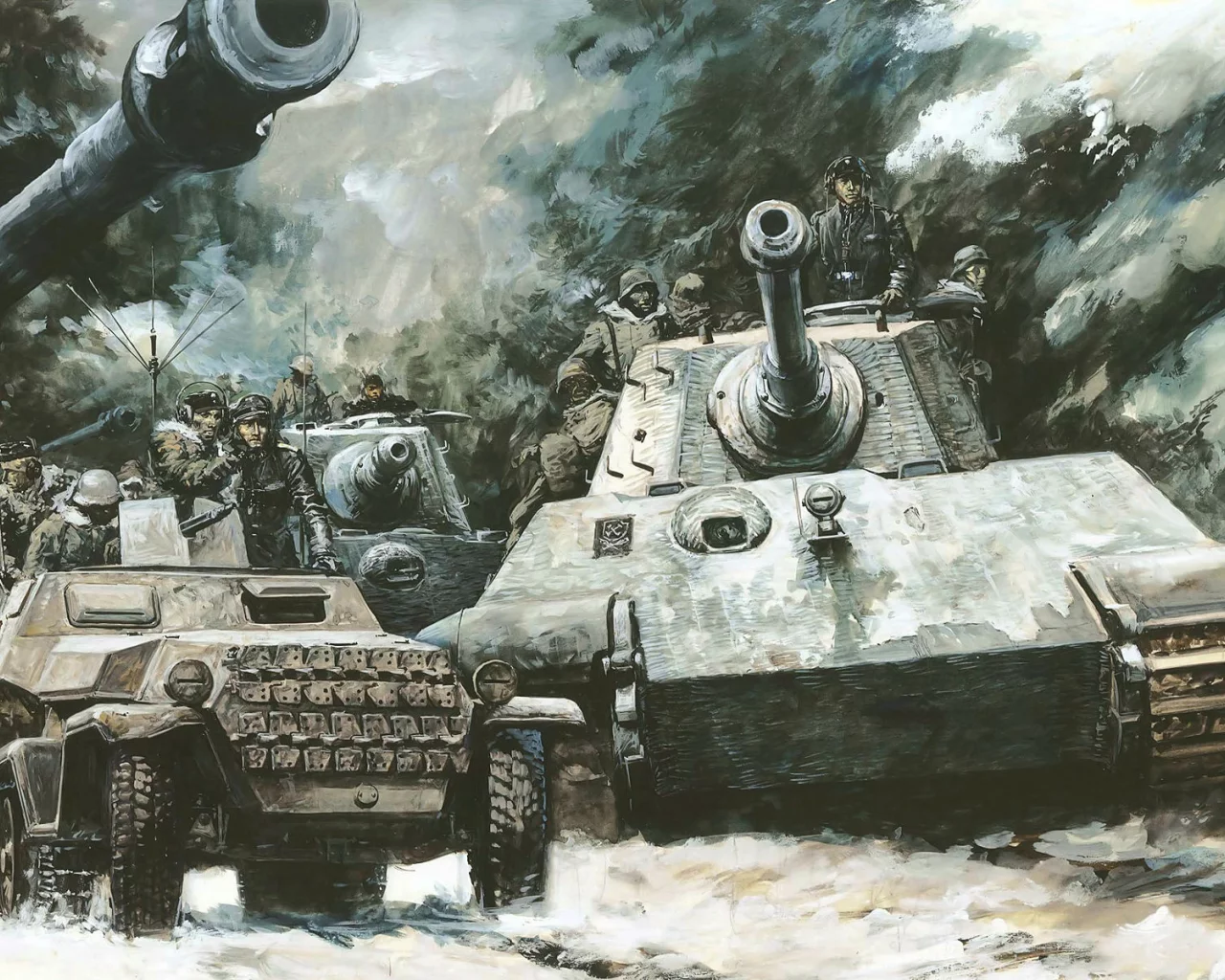 танки, тигр 2, тяжелые, королевский тигр, немецкие, tiger ii