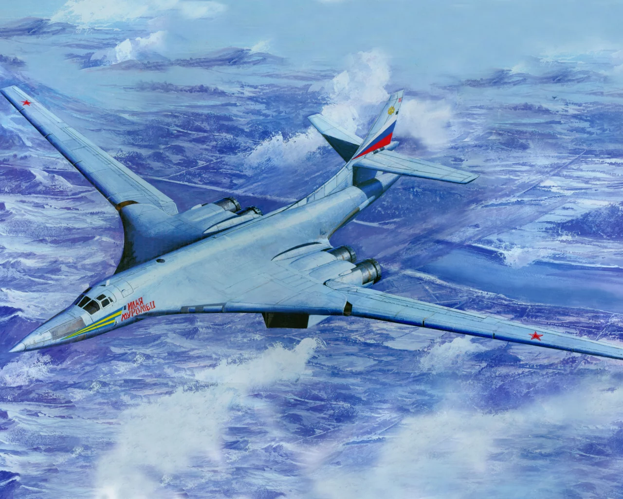советский, стратегический, ту-160