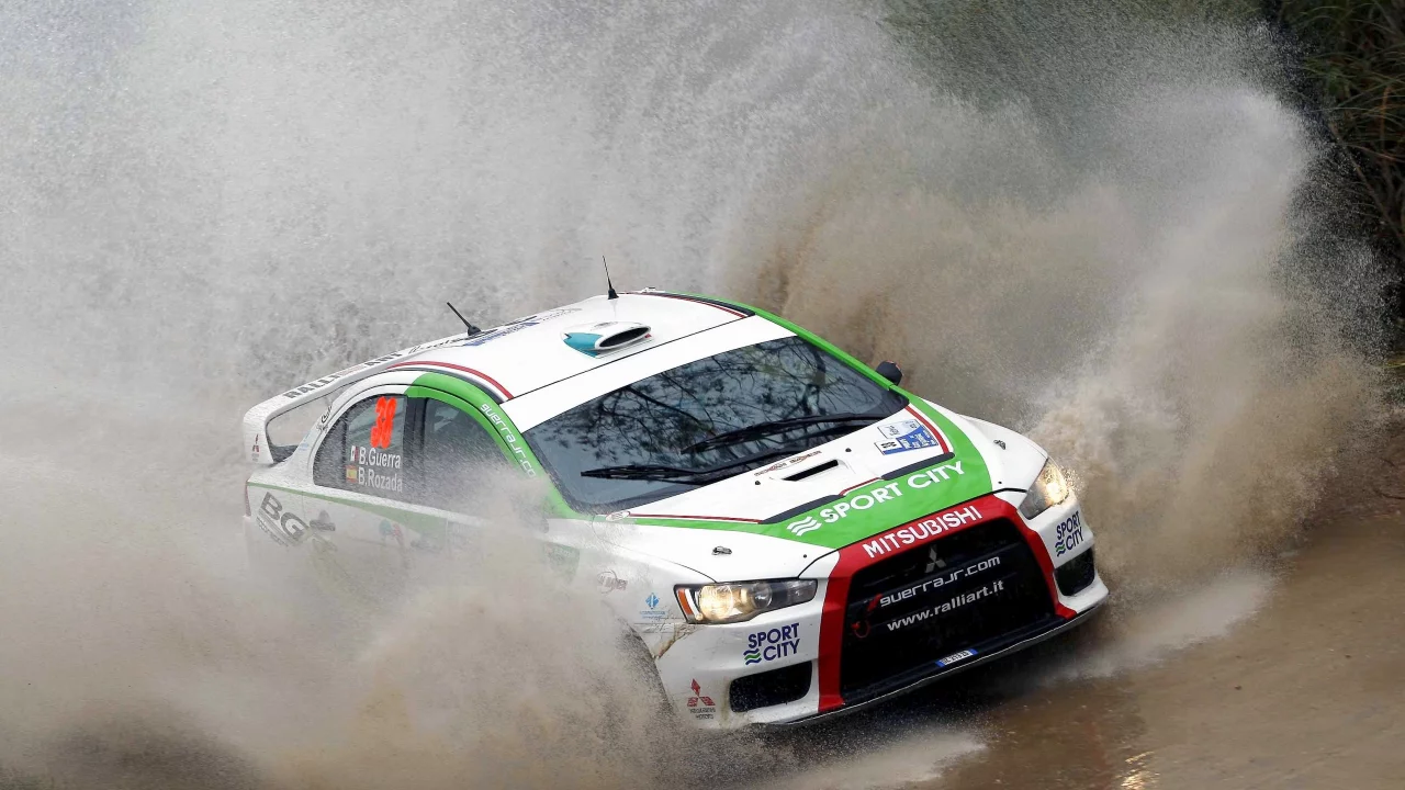 rally, гонка, авто, брызги, argentina, wrc, mitsubishi, lancer, evo x, ралли