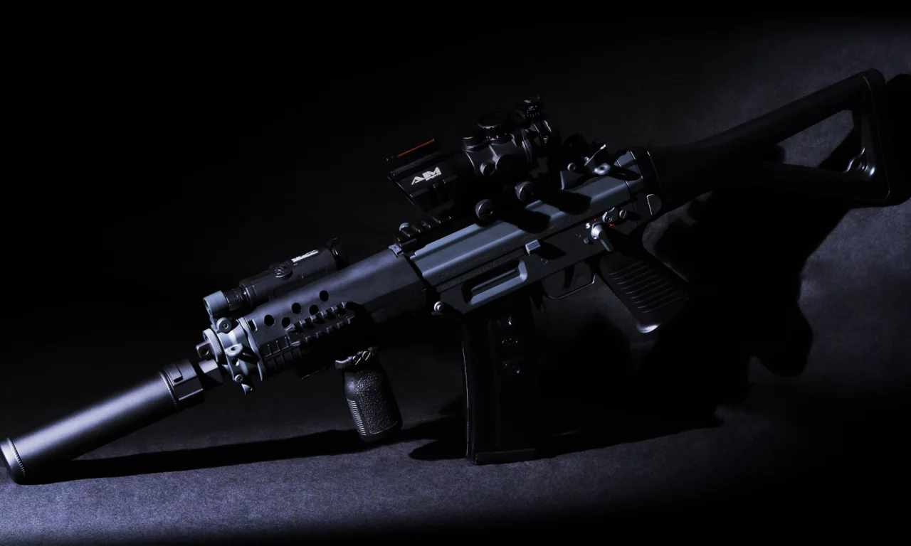 полумрак, автомат, sig 552