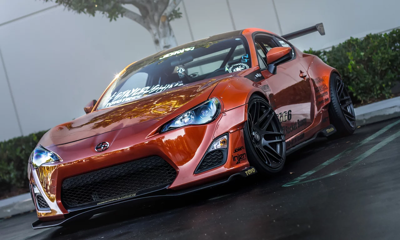 tuning, фр-с, тюнинг, front, fr-s, orange, scion, сцион, оранжевый