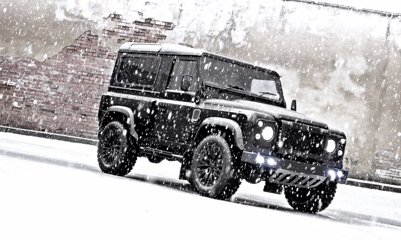 land rover defender, kahn, снег, tuning, ленд ровер, внедорожник, джип