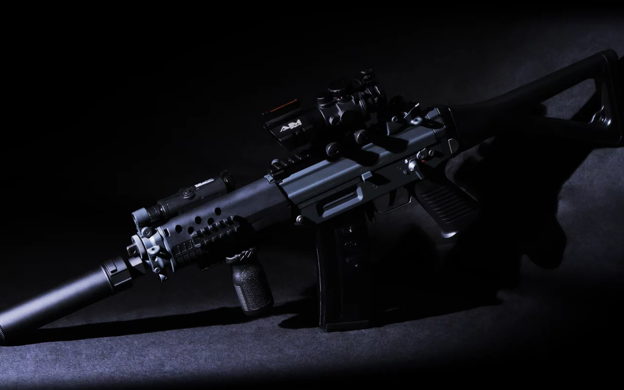 полумрак, автомат, sig 552