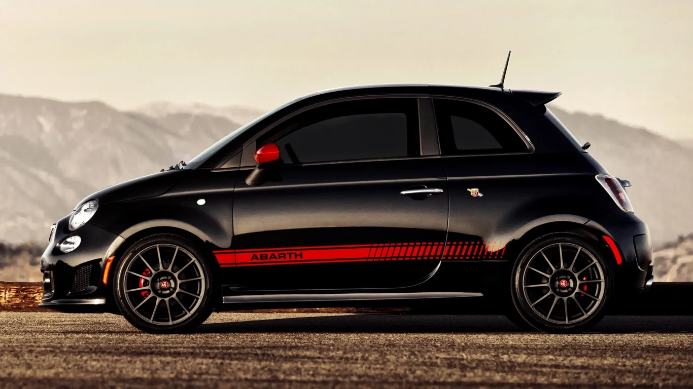 abarth, beautiful, 500, car, wallpapers, fiat, black, desktop, automobile, us-spec