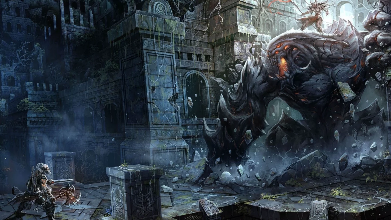dark fantasy, rpg, blizzard, оружие, рисунки, diablo, воины, варвар