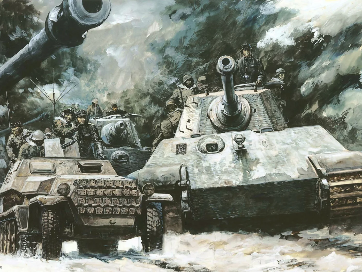 танки, тигр 2, тяжелые, королевский тигр, немецкие, tiger ii