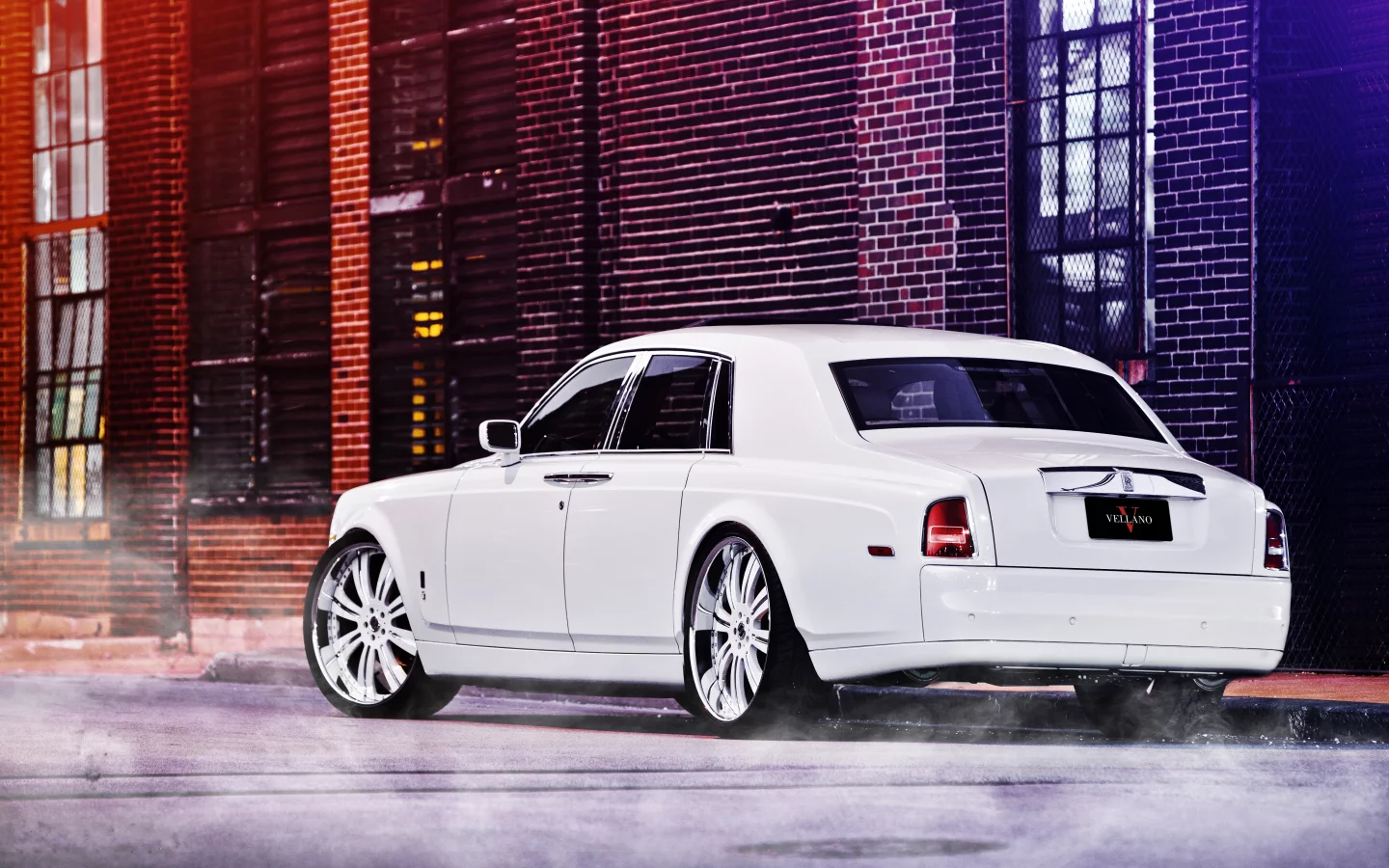 rolls royce, white, phantom, фантом, белый, роллс ройс, street