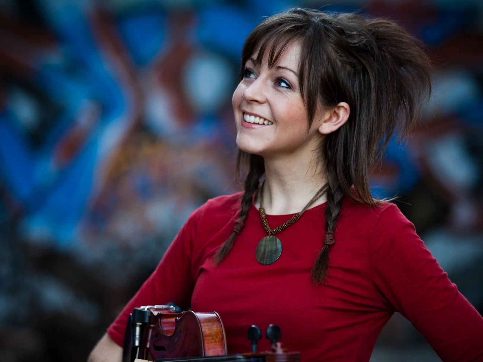 violin, скрипка, стена, линдси стирлинг, lindsey stirling