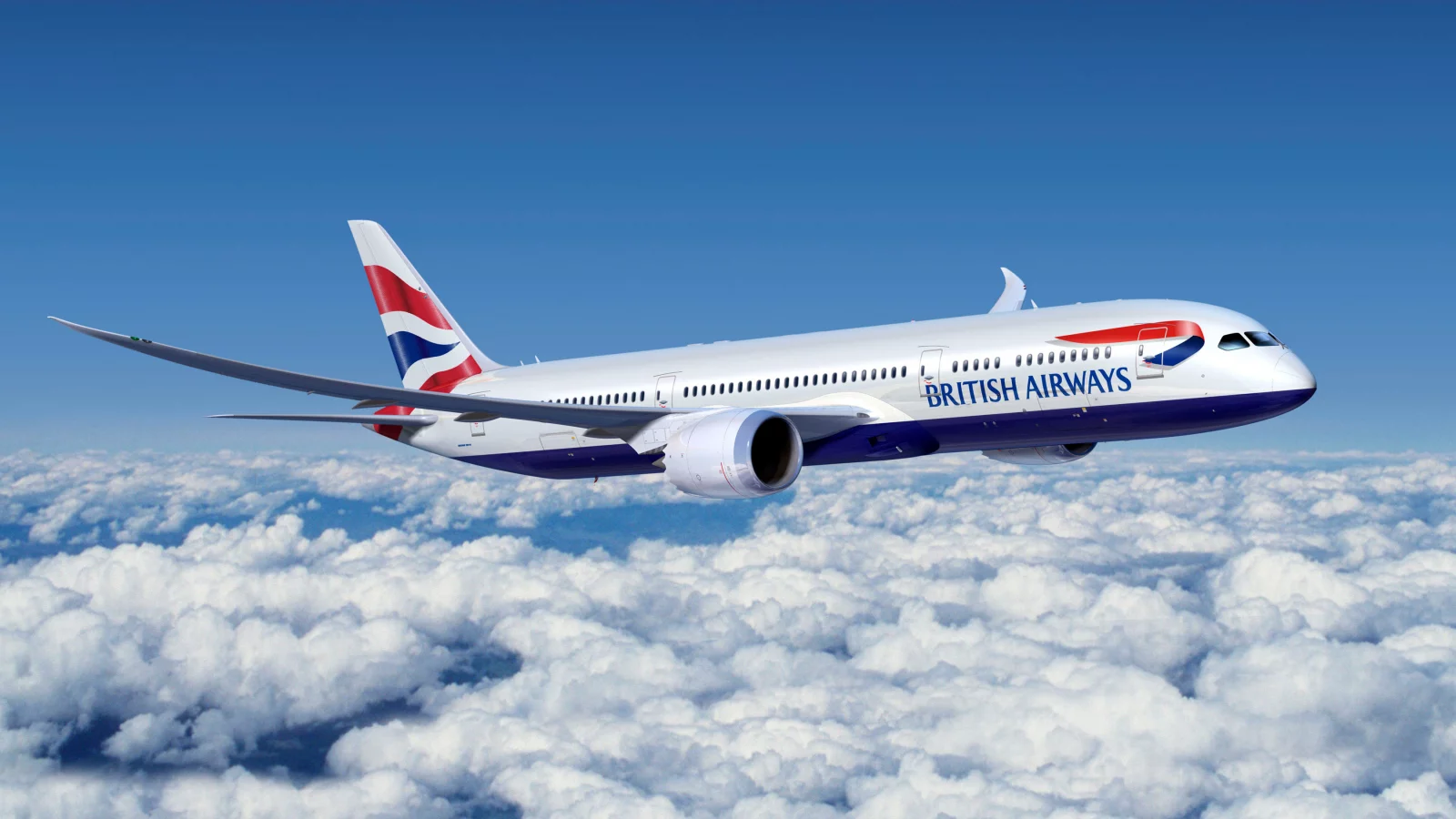 самолет, пассажирский, british airways, авиалайнер, 777, boeing