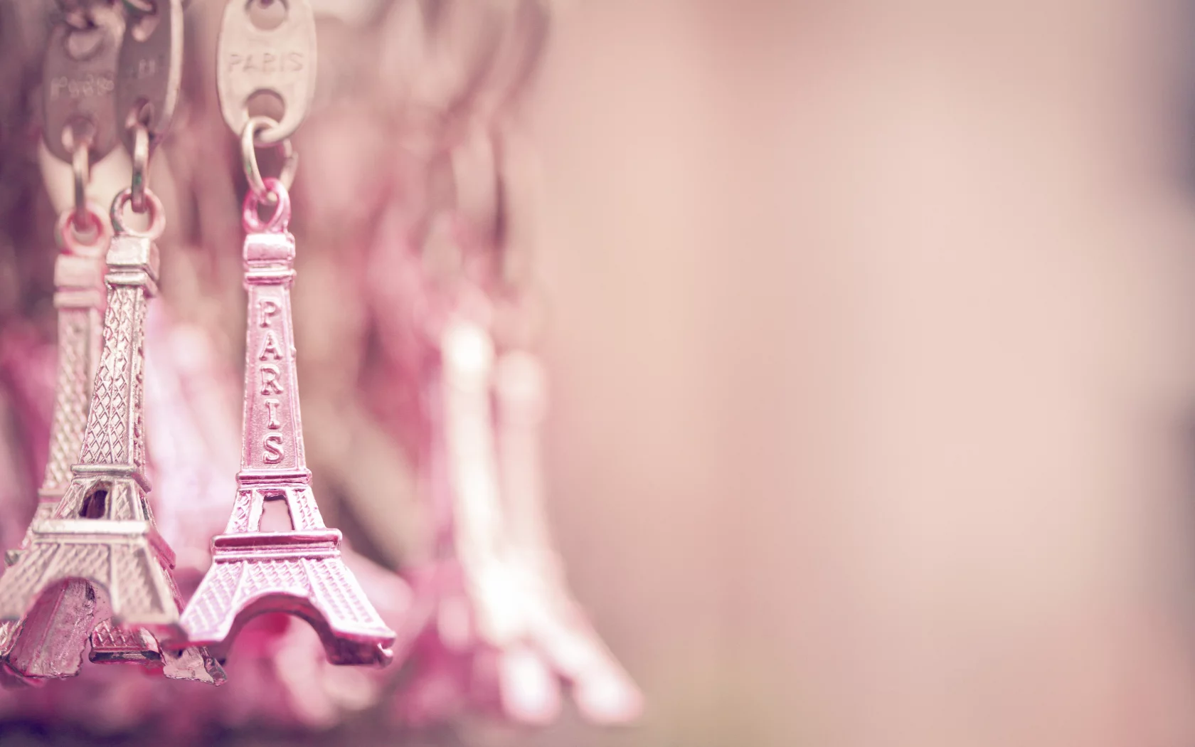  розовые, париж, la tour eiffel, paris, брелоки, эйфелева башня