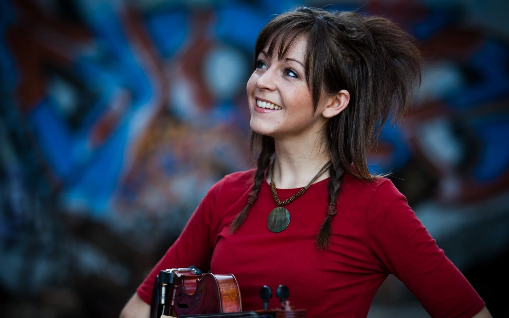 violin, скрипка, стена, линдси стирлинг, lindsey stirling