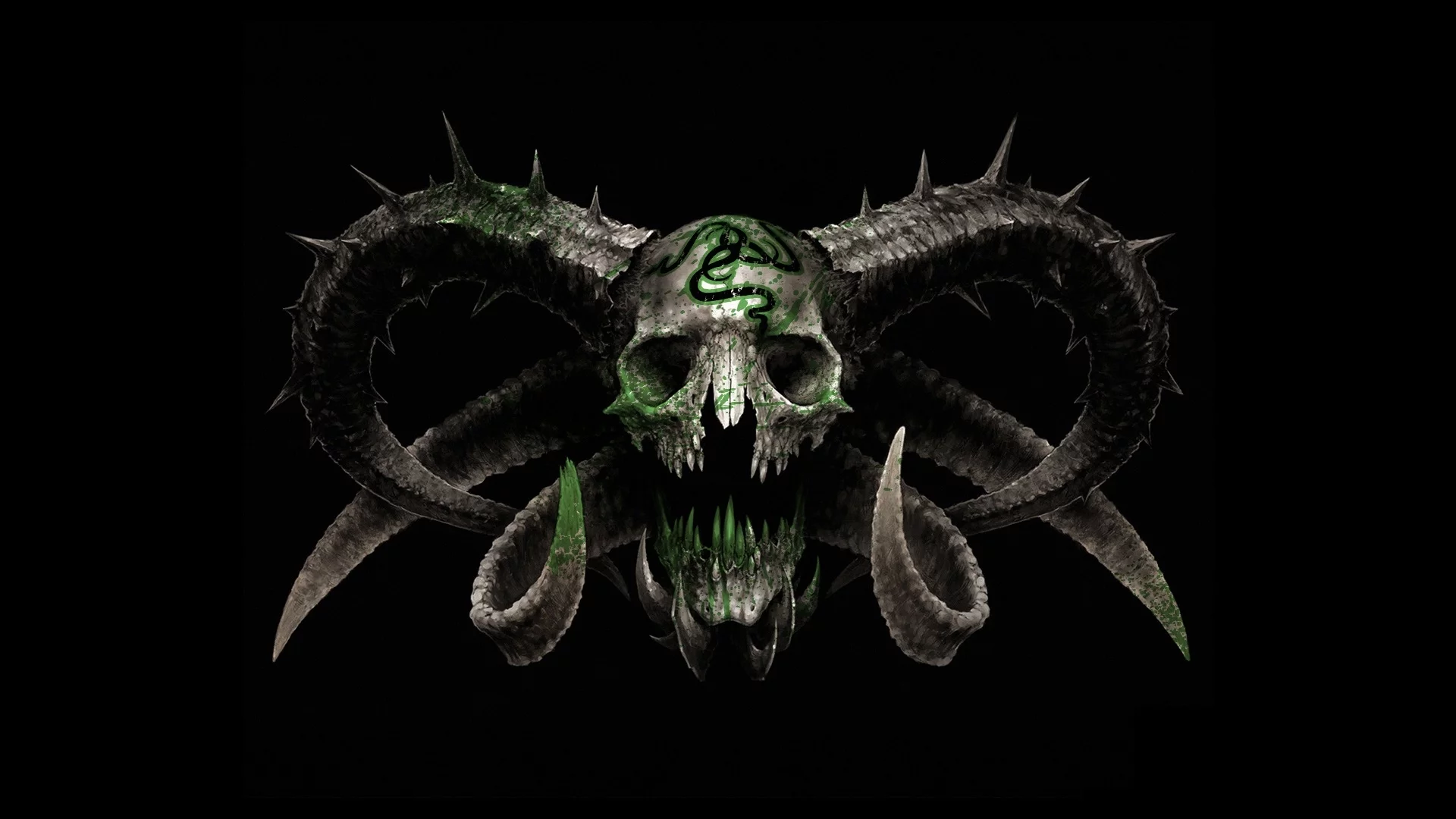 череп, razer, рейзер, фирма, логотип