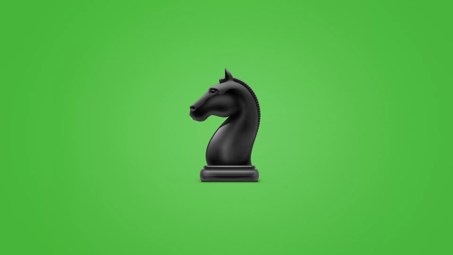 horse, минимализм, конь, зеленоватый фон, шахматы, chess