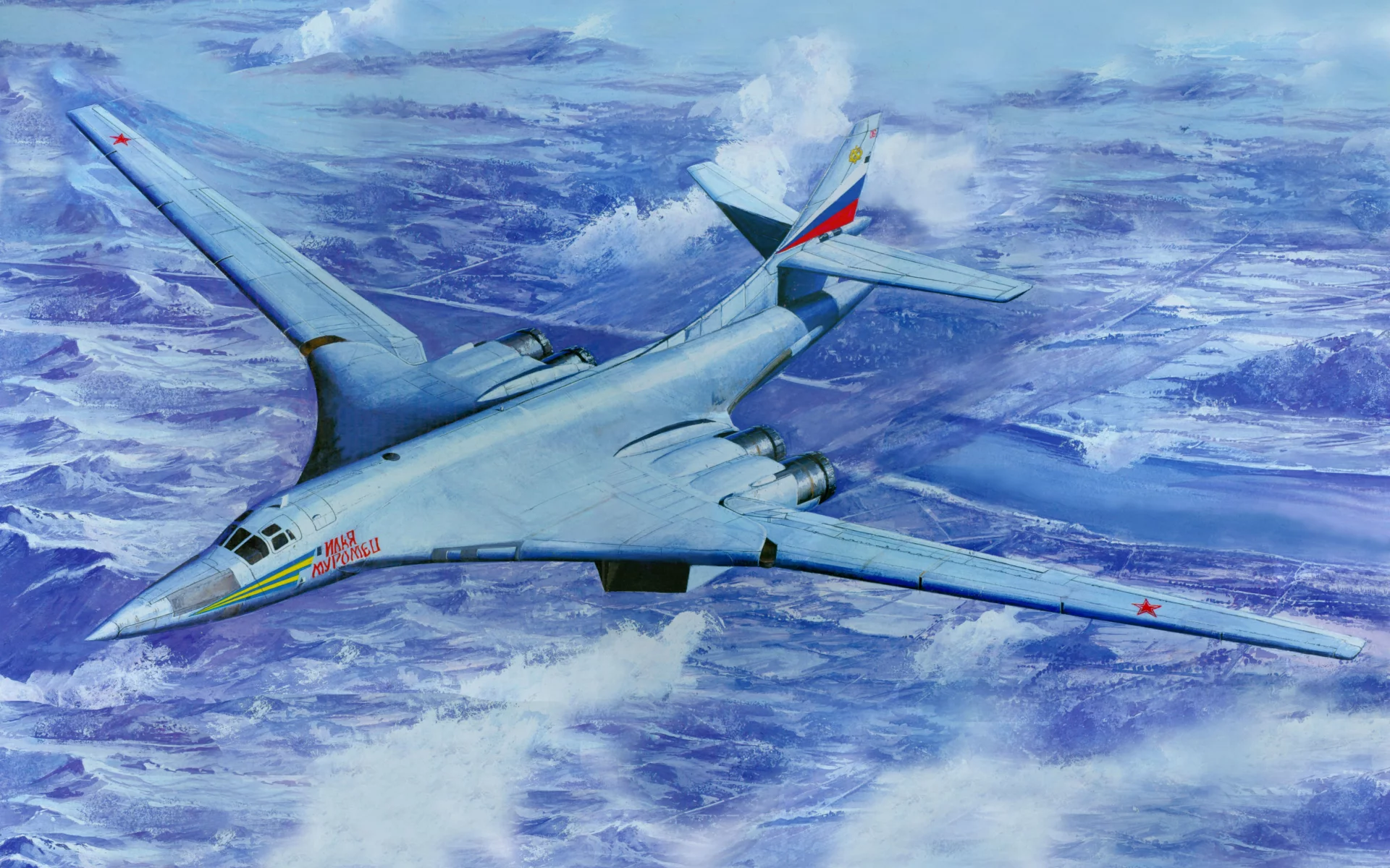 советский, стратегический, ту-160