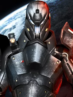 арт, металл, планета, mass effect 3, destroyer, броня, n7