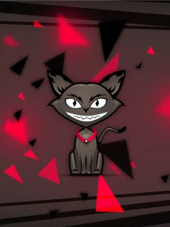 кот, photoshop, cat, фотошоп, осколки