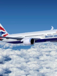 самолет, пассажирский, british airways, авиалайнер, 777, boeing