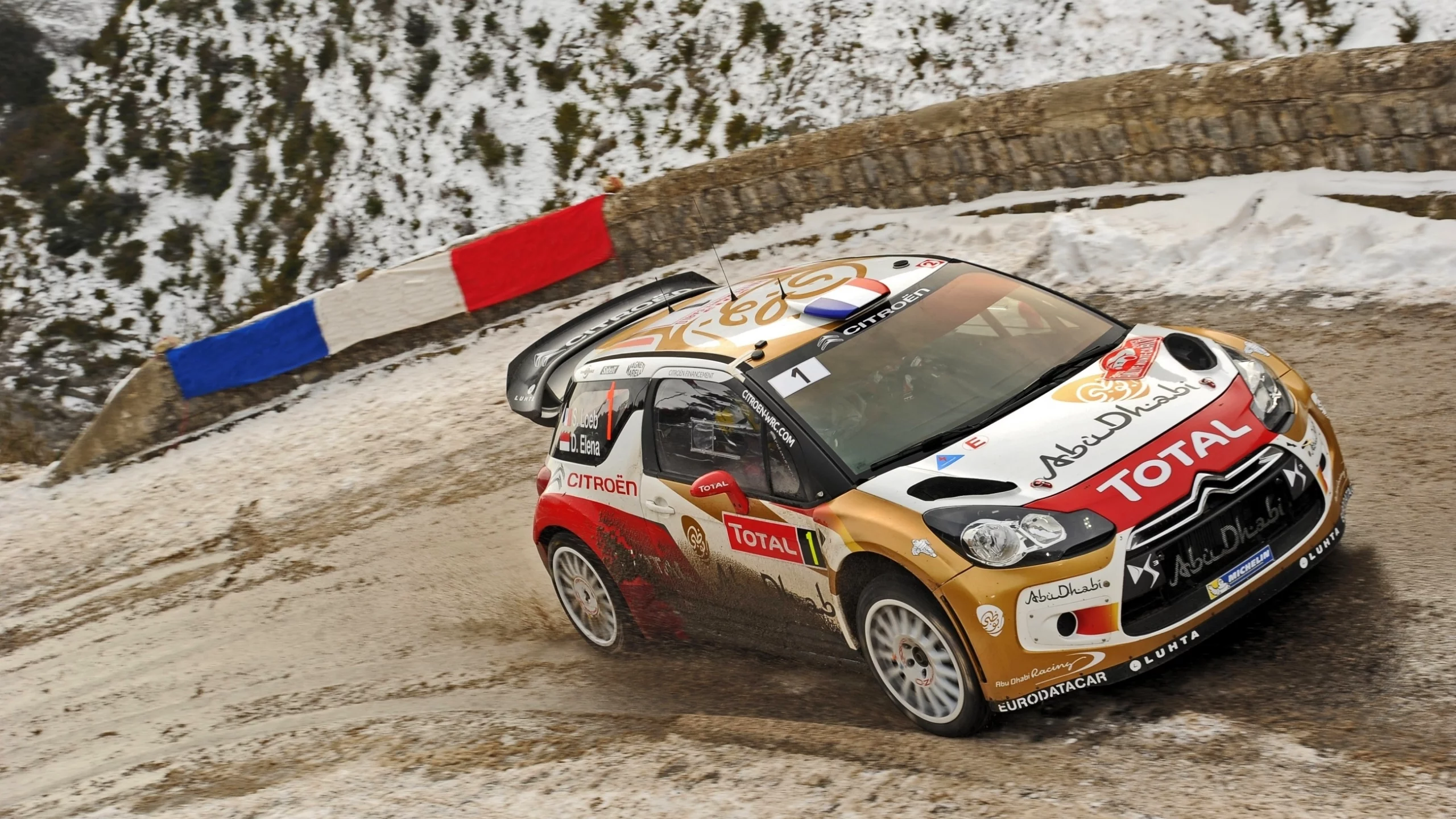 ds3, гонка, едет, wrc, грязь, citroen, rally, sebastien loeb