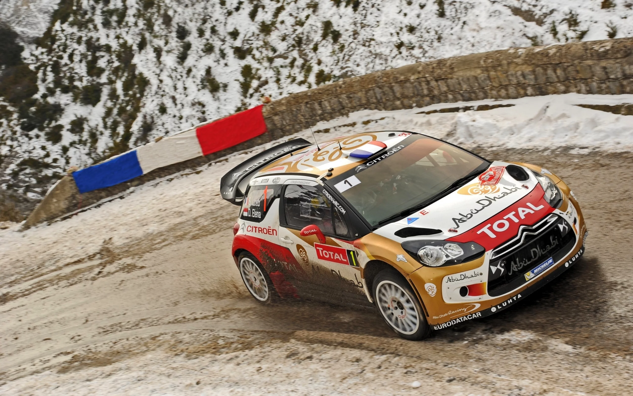 ds3, гонка, едет, wrc, грязь, citroen, rally, sebastien loeb