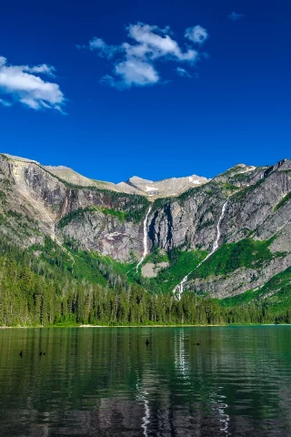 avalanche lake, озеро, природа, горы, nature