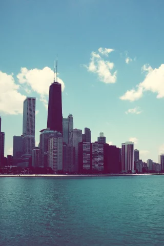 чикаго, высотки, chicago, америка, мичиган, небоскребы