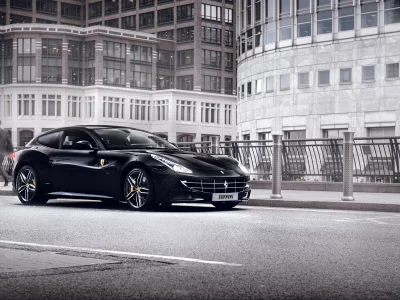 улица, ferrari ff, феррари, город