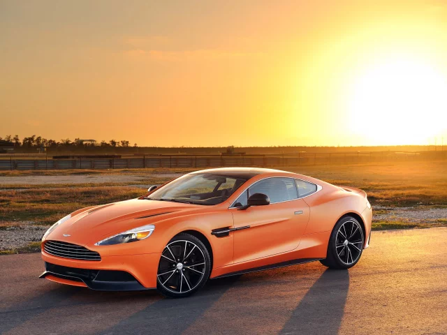 matte, orange, tuning, aston martin, vanquish