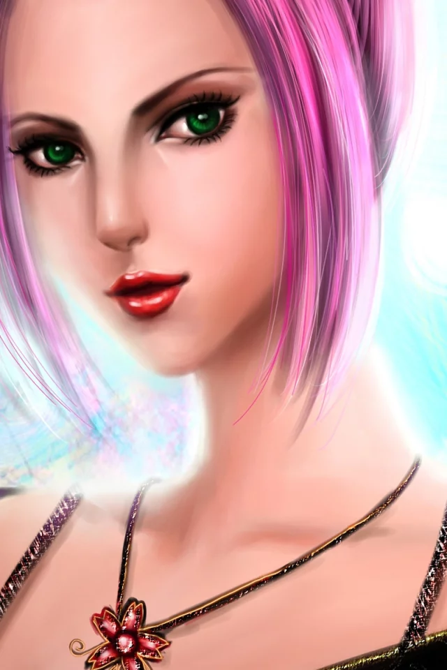 арт, naruto, девушка, розовые волосы, кулон, haruno sakura, lilyzou