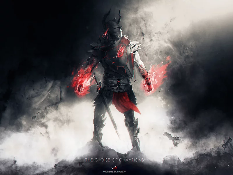 asus, logo, republic of gamers