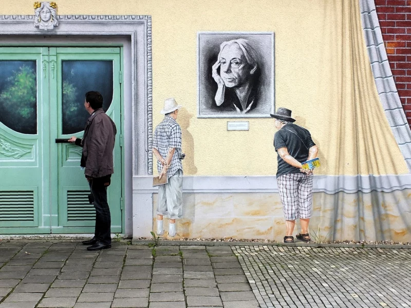 германия, germany, граффити, дверь, стена, dresden, дрезден