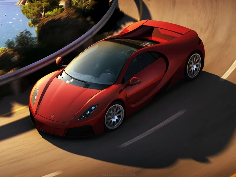 суперкар, поворот, gta spano, в движении, трасса