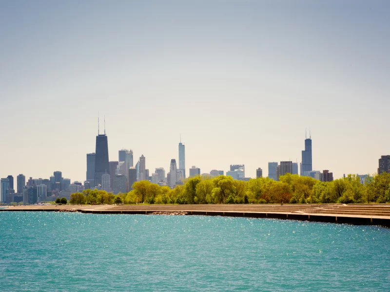 чикаго, небоскребы, америка, illinois, небо, chicago, usa