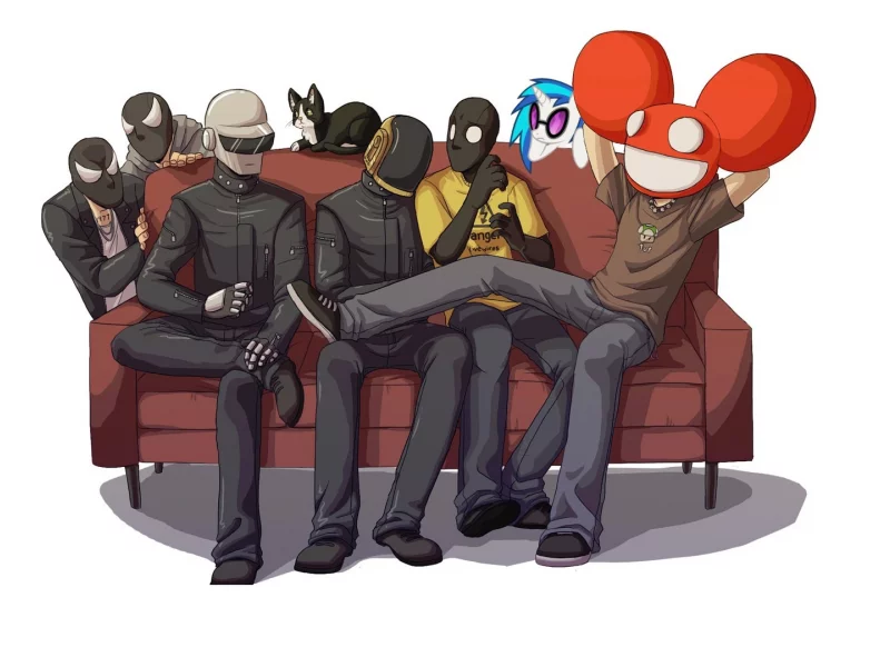 daft punk, guy-manuel de homem-christo, thomas bangalter, deadmau5, joel thomas zimmerman