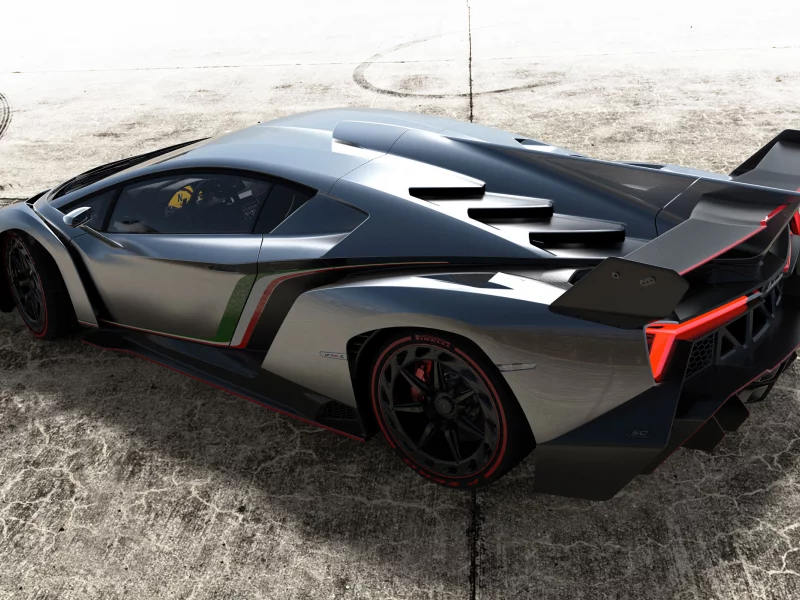 серебро, lamborghini, улица, ламбо, авто, veneno, ламборгини