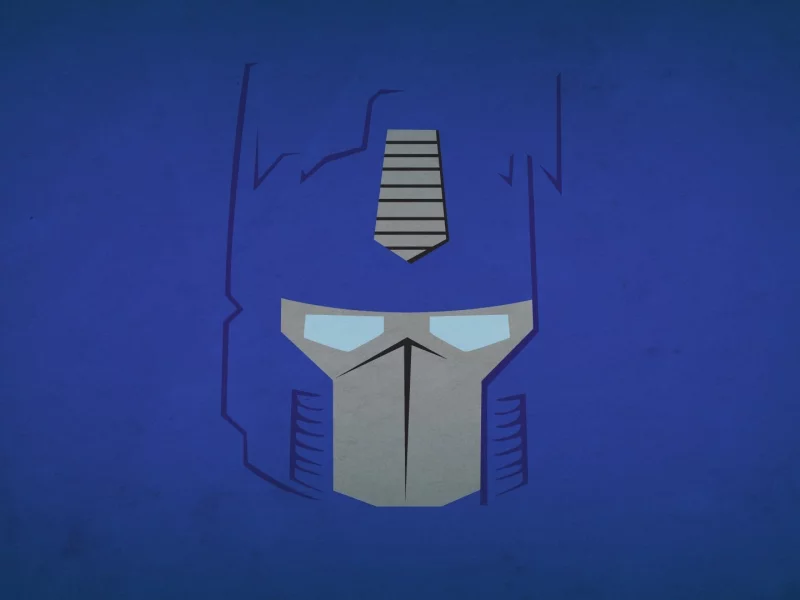 минимализм, optimus prime, blo0p, transformers, трансформеры