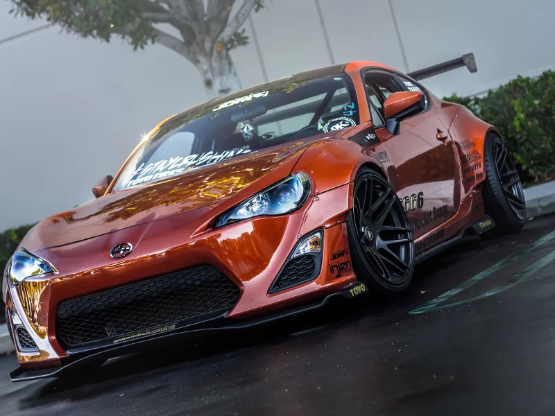 tuning, фр-с, тюнинг, front, fr-s, orange, scion, сцион, оранжевый
