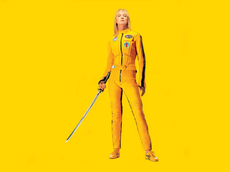 убить билла, kill bill, uma thurman, желтый, ума турман, меч