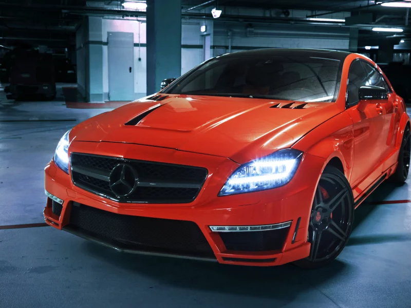 amg, mercedes-benz, gsc, cls 63, фары, german special customs, свет, передок