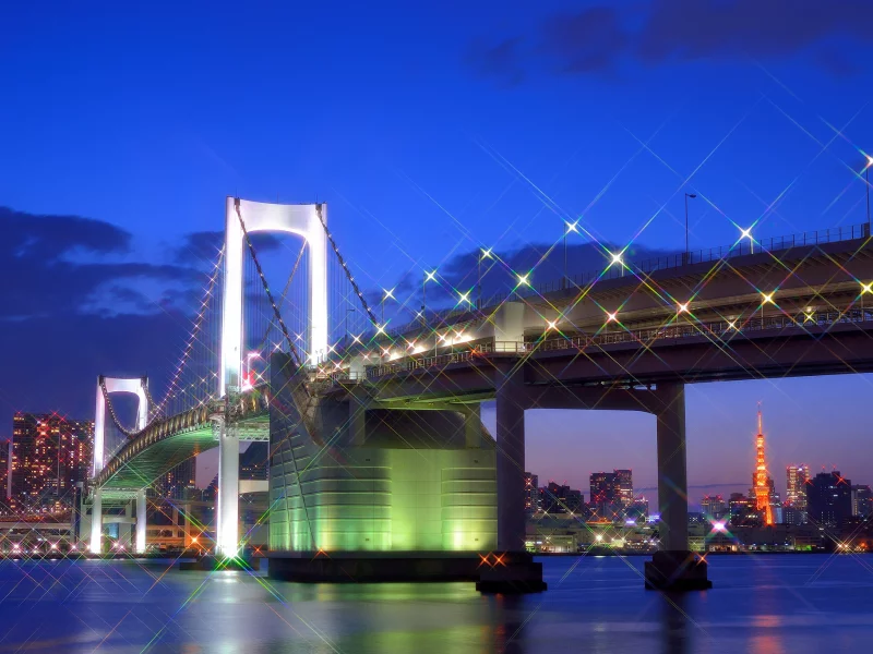 столица, мегаполис, tokyo, japan, токио, мост, япония, capital